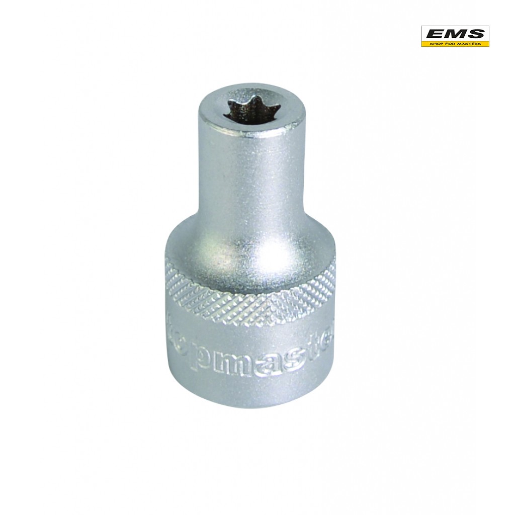 WWW.EMS.BG - МАГАЗИН ЗА МАЙСТОРИ - ЕМС ГРУП ООД РУСЕ - ВЛОЖКА 1/2" КЪСА E-TORX TOPMASTER PROFESSIONAL
