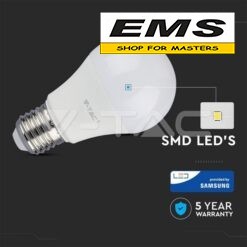 WWW.EMS.BG - МАГАЗИН ЗА МАЙСТОРИ - ЕМС ГРУП ООД РУСЕ - ЛАМПА LED 220v-E27 SAMSUNG V-TAC