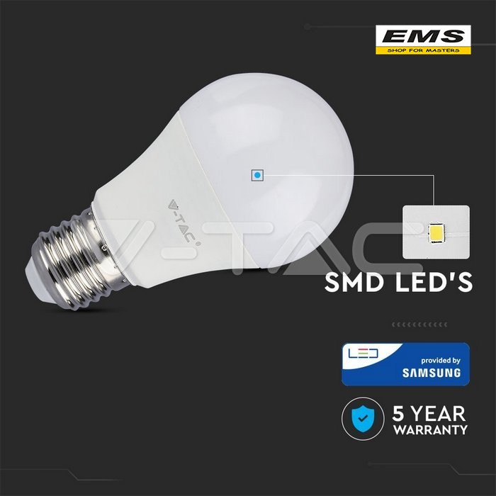 WWW.EMS.BG - МАГАЗИН ЗА МАЙСТОРИ - ЕМС ГРУП ООД РУСЕ - ЛАМПА LED 220v-E27 SAMSUNG V-TAC WWW.EMS.BG - МАГАЗИН ЗА МАЙСТОРИ - ЕМС ГРУП ООД РУСЕ - ЛАМПА LED 220v-E27 SAMSUNG V-TAC