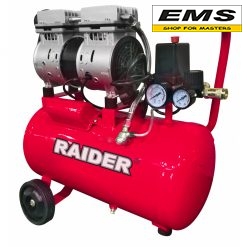 КОМПРЕСОР 24L 0.75kW ТИХ БЕЗМАСЛЕН RD-AC07 RAIDER 089405