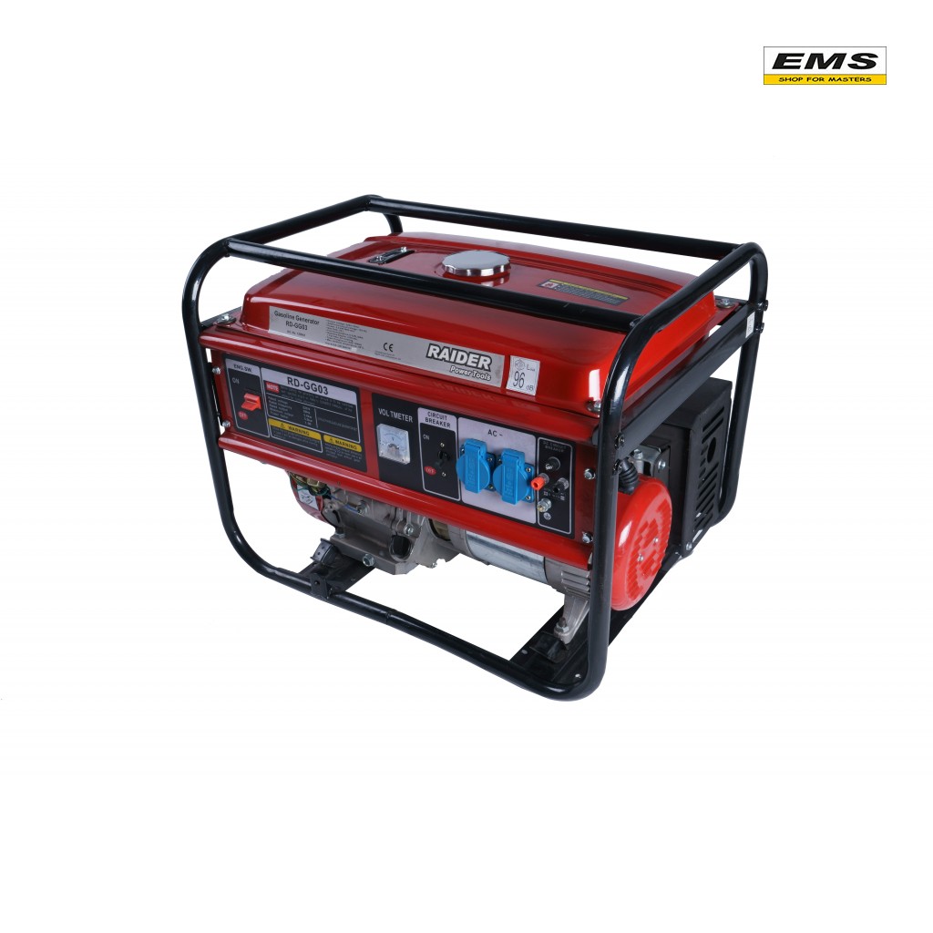 WWW.EMS.BG - МАГАЗИН ЗА МАЙСТОРИ - ЕМС ГРУП ООД РУСЕ - ГЕНЕРАТОР ЗА ТОК 5kw RD-GG03 RAIDER 129941 WWW.EMS.BG - МАГАЗИН ЗА МАЙСТОРИ - ЕМС ГРУП ООД РУСЕ - ГЕНЕРАТОР ЗА ТОК 5kw RD-GG03 RAIDER 129941