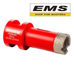 WWW.EMS.BG - МАГАЗИН ЗА МАЙСТОРИ - ЕМС ГРУП ООД РУСЕ -БОРКОРОНА DIAMOND DRY M14 Ø20мм RAIDER-157843