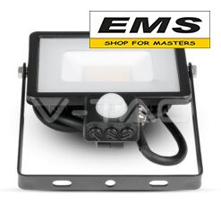 WWW.EMS.BG - МАГАЗИН ЗА МАЙСТОРИ - ЕМС ГРУП ООД РУСЕ - ПРОЖЕКТОР LED 20w-220v-6500k SMD + СЕНЗОР SAMSUNG V-TAC 453