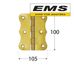 WWW.EMS.BG - МАГАЗИН ЗА МАЙСТОРИ - ЕМС ГРУП ООД РУСЕ - ПАНТА ZO100 100 х 105 х 2,0 мм DOMAX 8047