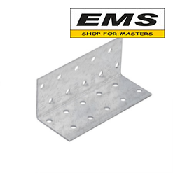 WWW.EMS.BG - МАГАЗИН ЗА МАЙСТОРИ - ЕМС ГРУП ООД РУСЕ - ПЛАНКА ЪГЛОВА KМ14 40х40х100х2,0мм DOMAX 4114