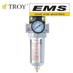 WWW.EMS.BG - МАГАЗИН ЗА МАЙСТОРИ - ЕМС ГРУП ООД РУСЕ - ПНЕВМАТИЧЕН РЕГУЛАТОР + ФИЛТЪР 1/2" TROY 18612