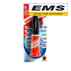 WWW.EMS.BG - МАГАЗИН З АМАЙСТОРИ - ЕМС ГРУП ООД РУСЕ - ЛЕПИЛО СЕКУНДНО 2.5гр. КАНОКОНЛИТ-Е 758