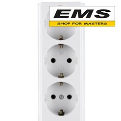 WWW.EMS.BG - МАГАЗИН ЗА МАЙСТОРИ - ЕМС ГРУП ООД РУСЕ - ЕЛ. РАЗКЛОНИТЕЛ 3 ГНЕЗДА БЕЗ КАБЕЛ БЯЛ НК 923015