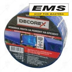 WWW.EMS.BG - МАГАЗИН ЗА МАЙСТОРИ - ЕМС ГРУП ООД РУСЕ - ЛЕНТА УСИЛЕН ЗА РЕМОНТ НА БРЕЗЕНТИ 50мм Х 10м ТЪМНО СИНЯ DECOREX 43746