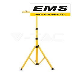 WWW.EMS.BG - МАГАЗИН ЗА МАЙСТОРИ - ЕМС ГРУП ООД РУСЕ - СТАТИВ ЗА 2 бр. ПРОЖЕКТОРИ ЖЪЛТ V-TAC 9104