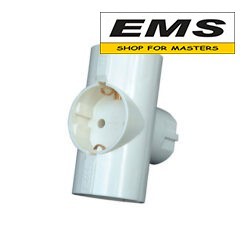 WWW.EMS.BG - МАГАЗИН ЗА МАЙСТОРИ - ЕМС ГРУП ООД РУСЕ - ЕЛ. РАЗКЛОНИТЕЛ 3 ГНЕЗДА АДАПТОР ЗА КОНТАКТ МЕЛОПЛАМ 353519