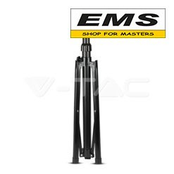 WWW.EMS.BG - МАГАЗИН ЗА МАЙСТОРИ - ЕМС ГРУП ООД РУСЕ - СТАТИВ ЗА 2 бр. ПРОЖЕКТОРИ ЧЕРЕН V-TAC 9546