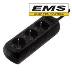 WWW.EMS.BG - МАГАЗИН ЗА МАЙСТОРИ - ЕМС ГРУП ООД РУСЕ - ЕЛ. РАЗКЛОНИТЕЛ 3 ГНЕЗДА С КАБЕЛ МЕЛОПЛАМ