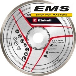 WWW.EMS.BG - МАГАЗИН ЗА МАЙСТОРИ - ЕМС ГРУП ООД РУСЕ - ДИСК Ø180х25,4мм WET ДИАМАНТЕН EINHELL 49795850