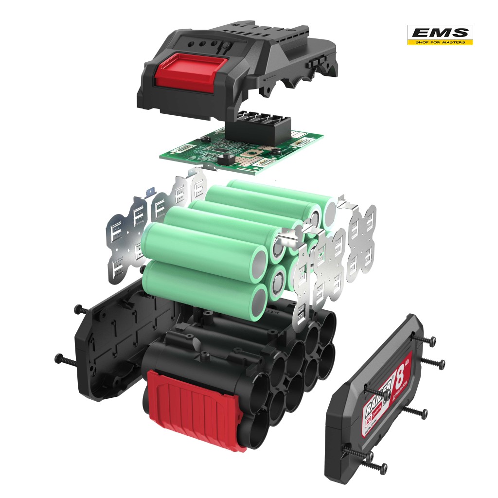 WWW.EMS.BG - МАГАЗИН ЗА МАЙСТОРИ - ЕМС ГРУП ООД РУСЕ АКУМУЛАТОРНА БАТЕРИЯ R20v 8Ah ЗА СЕРИЯТА RDP-R20 System - RAIDER - 131164 WWW.EMS.BG - МАГАЗИН ЗА МАЙСТОРИ - ЕМС ГРУП ООД РУСЕ АКУМУЛАТОРНА БАТЕРИЯ R20v 8Ah ЗА СЕРИЯТА RDP-R20 System - RAIDER - 131164