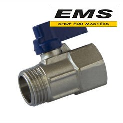 WWW.EMS.BG - МАГАЗИН ЗА МАЙСТОРИ - ЕМС ГРУП ООД РУСЕ - КРАН СФЕРИЧЕН МИНИ 1/2" F/M SFIT 1114012