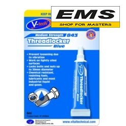 WWW.EMS.BG - МАГАЗИН ЗА МАЙСТОРИ - ЕМС ГРУП ООД РУСЕ - ЛЕПИЛО ОСИГУРИТЕЛ ЗА РЕЗБИ BLUE 843 V-TECH VT-843