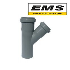 WWW.EMS.BG - МАГАЗИН ЗА МАЙСТОРИ - ЕМС ГРУП ООД РУСЕ - ПВЦ РАЗКЛОНИТЕЛ Ф50/Ф50/45º СИВ 12830