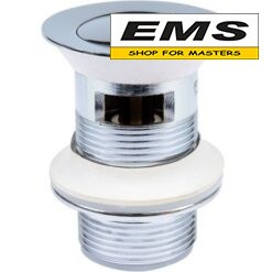 WWW.EMS.BG - МАГАЗИН ЗА МАЙСТОРИ - ЕМС ГРУП ООД РУСЕ - СИФОН-ВИТЛО ЗА МИВКА CLICK-CLACK 1 1/4" МЕСИНГ С ОТВОР ЗА ПРЕЛИВНИК SFIT 2411501