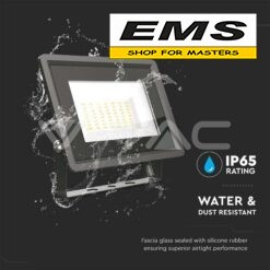 WWW.EMS.BG - МАГАЗИН ЗА МАЙСТОРИ - ЕМС ГРУП ООД РУСЕ - ПРОЖЕКТОР LED F СЕРИЯ ЧЕРЕН V-TAC