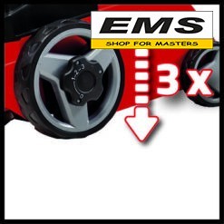 WWW.EMS.BG - МАГАЗИН ЗА МАЙСТОРИ - ЕМС ГРУП ООД РУСЕ - КУЛТИВАТОР - АЕРАТОР 310мм PXC 18v GC-SC 36/31 Li-Solo EINHELL 3420660