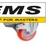 WWW.EMS.BG - МАГАЗИН ЗА МАЙСТОРИ - ЕМС ГРУП ООД РУСЕ - КОЛЕЛО Ø50 мм С ПЛАНКА ВЪРТЯЩО + СПИРАЧКА 55кг ПОЛИУРЕТАН TELLURE ROTA 368102