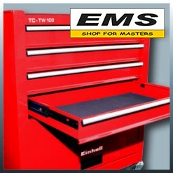 WWW.EMS.BG - МАГАЗИН ЗА МАЙСТОРИ - ЕМС ГРУП ООД РУСЕ - КОЛИЧКА ЗА ИНСТРУМЕНТИ 4 ЧЕКМЕДЖЕТА TC-TW 100 EINHELL 4510170