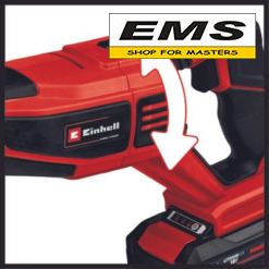 WWW.EMS.BG - МАГАЗИН ЗА МАЙСТОРИ - ЕМС ГРУП ООД РУСЕ - ТРИОН САБЛЕВИДЕН АКУМУЛАТОРЕН 18v PXC TP-AP 18/28 Li BL-Solo EINHELL 4326310