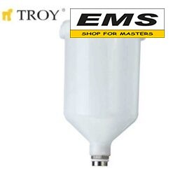 WWW.EMS.BG - МАГАЗИН ЗА МАЙСТОРИ - ЕМС ГРУП ООД РУСЕ - КАЗАНЧЕ 600ml ЗА БОЯДЖИЙСКИ ПИСТОЛЕТ TROY 2009