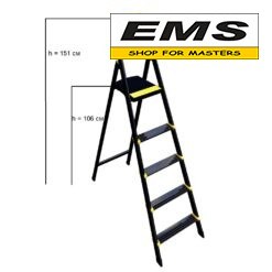 WWW.EMS.BG - МАГАЗИН ЗА МАЙСТОРИ - ЕМС ГРУП ООД РУСЕ - СТЪЛБА СТОМАНЕНА ДОМАКИНСКА 4+1 LEO EUROSTEP 114 СТЧ