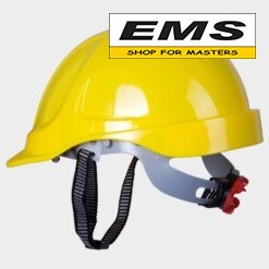 WWW.EMS.BG - МАГАЗИН ЗА МАЙСТОРИ - ЕМС ГРУП ООД РУСЕ - КАСКА СТРОИТЕЛНА ЖЪЛТА ВЕНТИЛИРАНА + ПОДБРАДНИК KANTON 50319002