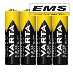 WWW.EMS.BG - МАГАЗИН ЗА МАЙСТОРИ - ЕМС ГРУП ООД РУСЕ - БАТЕРИЯ 1.5V R6 AA Zn SUPER HD /4 броя/ VARTA 556465