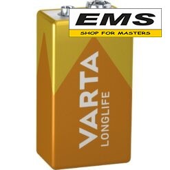 WWW.EMS.BG - МАГАЗИН ЗА МАЙСТОРИ - ЕМС ГРУП ООД РУСЕ - БАТЕРИЯ 9V ALKALINE LONGLIFE VARTA 525423