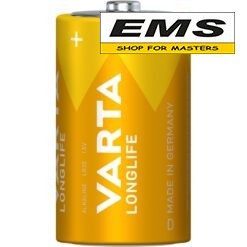 WWW.EMS.BG - МАГАЗИН ЗА МАЙСТОРИ - ЕМС ГРУП ООД РУСЕ - БАТЕРИЯ 1.5V D R20 ALKALINE LONGLIFE /х2бр/ VARTA 525348