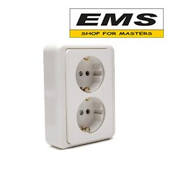 WWW.EMS.BG - МАГАЗИН ЗА МАЙСТОРИ - ЕМС ГРУП ООД РУСЕ - КОНТАКТ ДВОЕН БЯЛ ПРИСТА НК 920002 Б