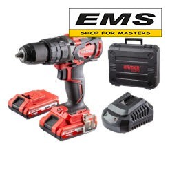 WWW.EMS.BG - МАГАЗИН ЗА МАЙСТОРИ - ЕМС ГРУП ООД РУСЕ БОРМАШИНА АКУМУЛАТОРНА УДАРНА 20V 62Nm 2x2Ah RDI-CDB02 RAIDER 011502