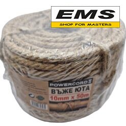 WWW.EMS.BG - МАГАЗИН ЗА МАЙСТОРИ - ЕМС ГРУП ООД РУСЕ - ВЪЖЕ Ф10мм - 50м КОНОПЕНО (ЮТА) POWERCORD 75347