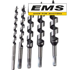 WWW.EMS.BG - МАГАЗИН ЗА МАЙСТОРИ - ЕМС ГРУП ООД РУСЕ СВРЕДЛА ЗА ДЪРВО Auger 5бр. Ø10, 13, 19, 22, 25мм к-т RAIDER 157799