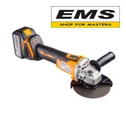 WWW.EMS.BG - МАГАЗИН ЗА МАЙСТОРИ - ЕМС ГРУП ООД РУСЕ ЪГЛОШЛАЙФ Ø125мм 18v АКУМУЛАТОРЕН БЕЗЧЕТКОВ (1x4Ah) 16LED 2USB BK-BAG72 Set BAUKRAFT 020803