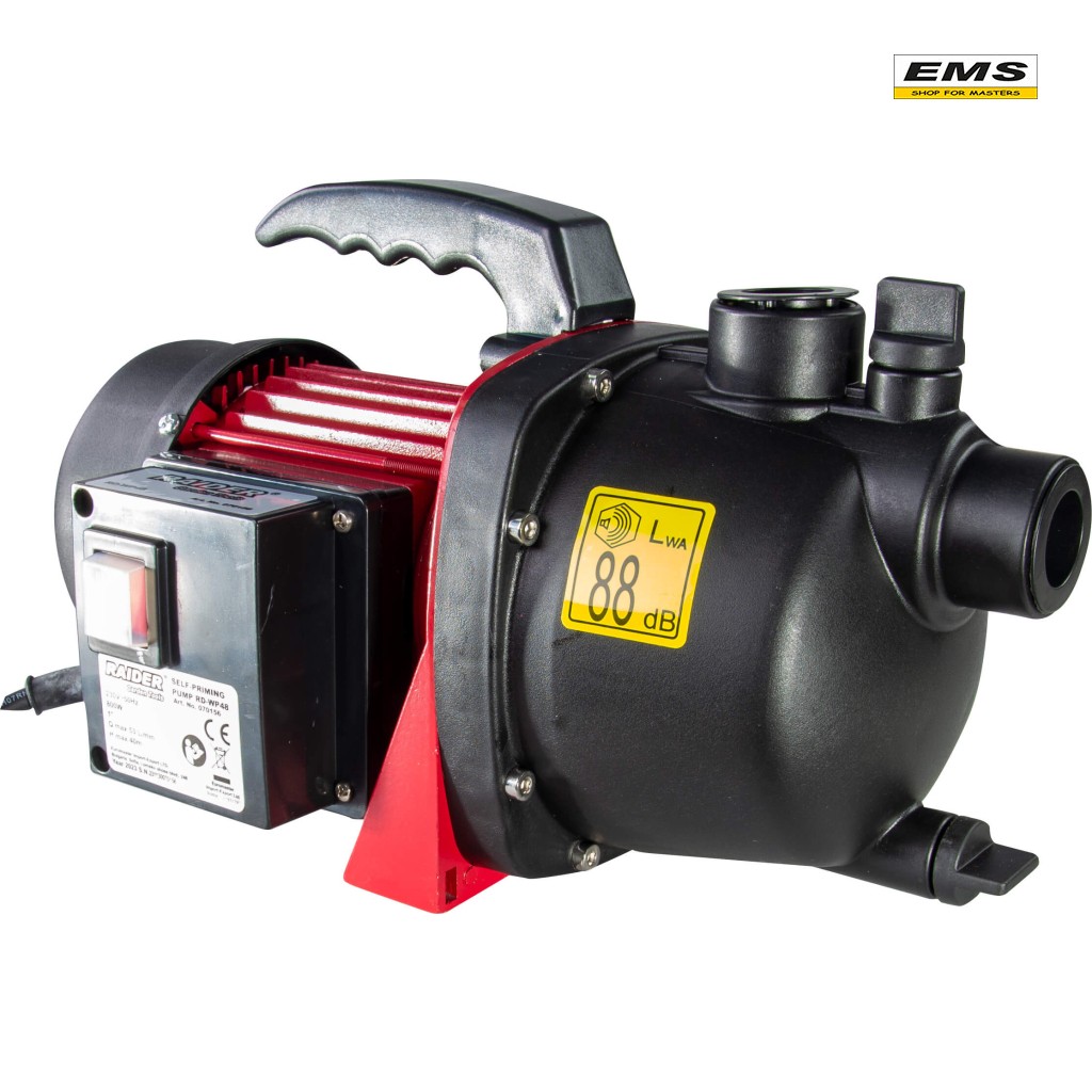 WWW.EMS.BG - ЕМС ГРУП ООД РУСЕ ПОМПА ВОДНА 800w 1" max 53L/min 40м RD-WP48 RAIDER 070156