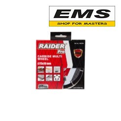 WWW.EMS.BG - ЕМС ГРУП ООД РУСЕ ДИСК Ø75х1,4x10мм CARBIDE МНОГОФУНКЦИОНАЛЕН ЗА ЪГЛОШЛАЙФ PRO RAIDER 160156