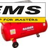 WWW.EMS.BG - ЕМС ГРУП ООД РУСЕ КОМПРЕСОР 100л. 2,2kw 230v 320L/min 8bar РЕМЪК RD-AC18 RAIDER 120118