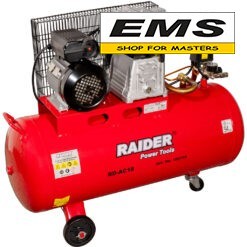 WWW.EMS.BG - ЕМС ГРУП ООД РУСЕ КОМПРЕСОР 100л. 2,2kw 230v 320L/min 8bar РЕМЪК RD-AC18 RAIDER 120118