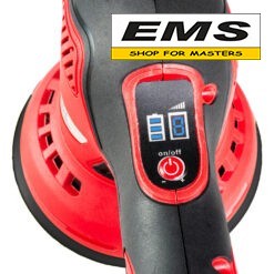 WWW.EMS.BG - ЕМС ГРУП ООД РУСЕ - МАГАЗИН ЗА МАЙСТОРИ - ПОЛИРМАШИНА Ø125мм 12V АКУМУЛАТОРНА 2x2Ah RD-CPC07 RAIDER 030171