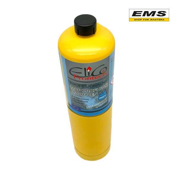 WWW.EMS.BG - ЕМС ГРУП ООД РУСЕ - ПРОФЕСИОНАЛНА ГАЗ 400г - PROFESSIONAL MAPP GAS 400g - MAX 1900°С - CGA600 - 1" - UP-60900 - ELICO - PROFITECH - 60900