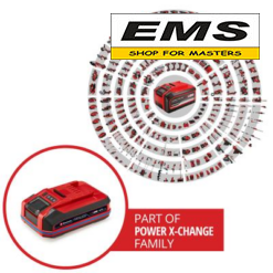 WWW.EMS.BG - ЕМС ГРУП ООД РУСЕ - МАГАЗИН ЗА МАЙСТОРИ - БАТЕРИЯ АКУМУЛАТОРНА SEALED 18V 4.0 Ah Plus A1 IP57 PXC EINHELL 4511627