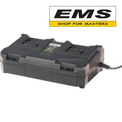 WWW.EMS.BG - ЕМС ГРУП ООД РУСЕ - МАГАЗИН ЗА МАЙСТОРИ - R20 БЪРЗО ЗАРЯДНО УСТРОЙСТВО ДВОЙНО 2x4A 20V RAIDER 039717