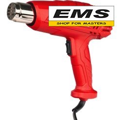 WWW.EMS.BG - ЕМС ГРУП ООД РУСЕ - МАГАЗИН ЗА МАЙСТОРИ - ПИСТОЛЕТ ЗА ГОРЕЩ ВЪЗДУХ 2000w 2степ. 4 дюзи RD-HG25 RAIDER 074313