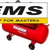 WWW.EMS.BG - ЕМС ГРУП ООД РУСЕ - МАГАЗИН ЗА МАЙСТОРИ - КОМПРЕСОР 100л. 1,5kw 230v 170L/min 8bar 2 ЦИЛ. РЕМЪК RD-AC17 RAIDER 120117