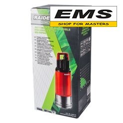 WWW.EMS.BG - ЕМС ГРУП ООД РУСЕ - МАГАЗИН ЗА МАЙСТОРИ -ПОМПА ВОДНА ПОТОПЯЕМА АВТОМАТИЧНА 6м3/h 1200w INOX RD-WP66 RAIDER 070173